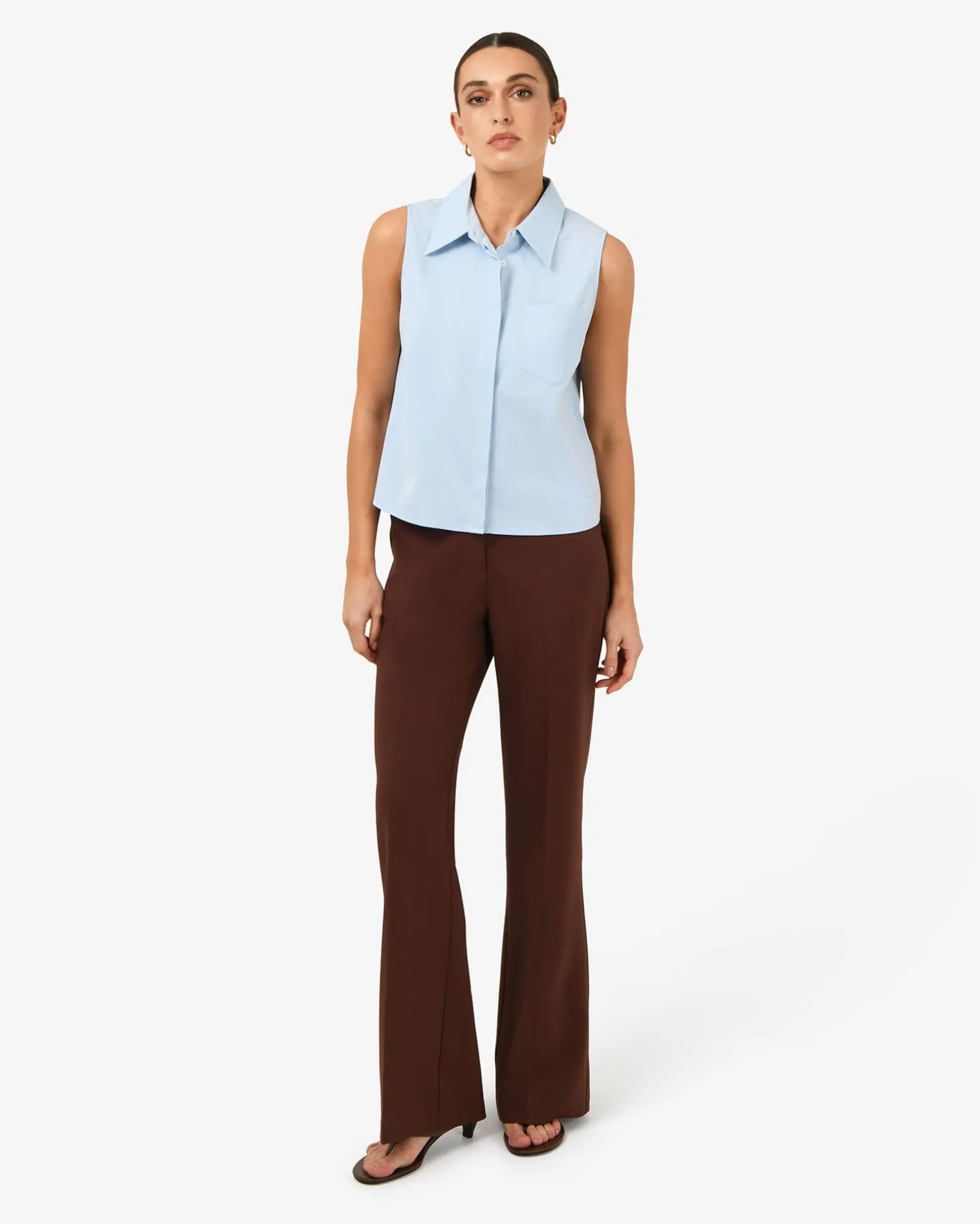 Kia Cotton Sleeveless Shirt