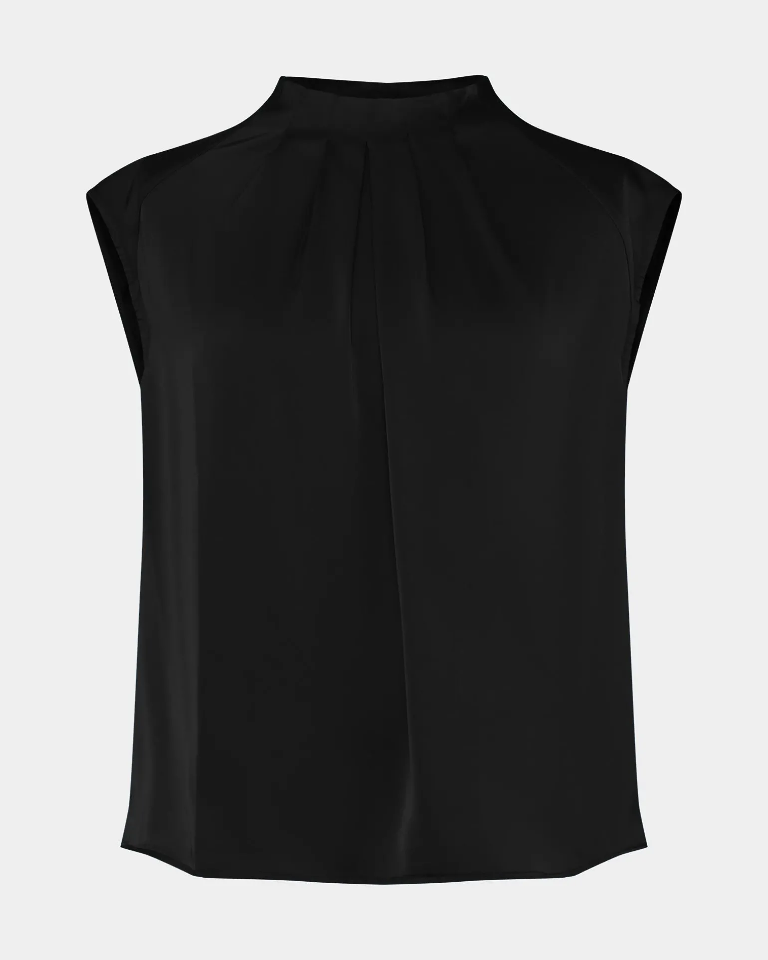 Kiar Pleated Satin Top