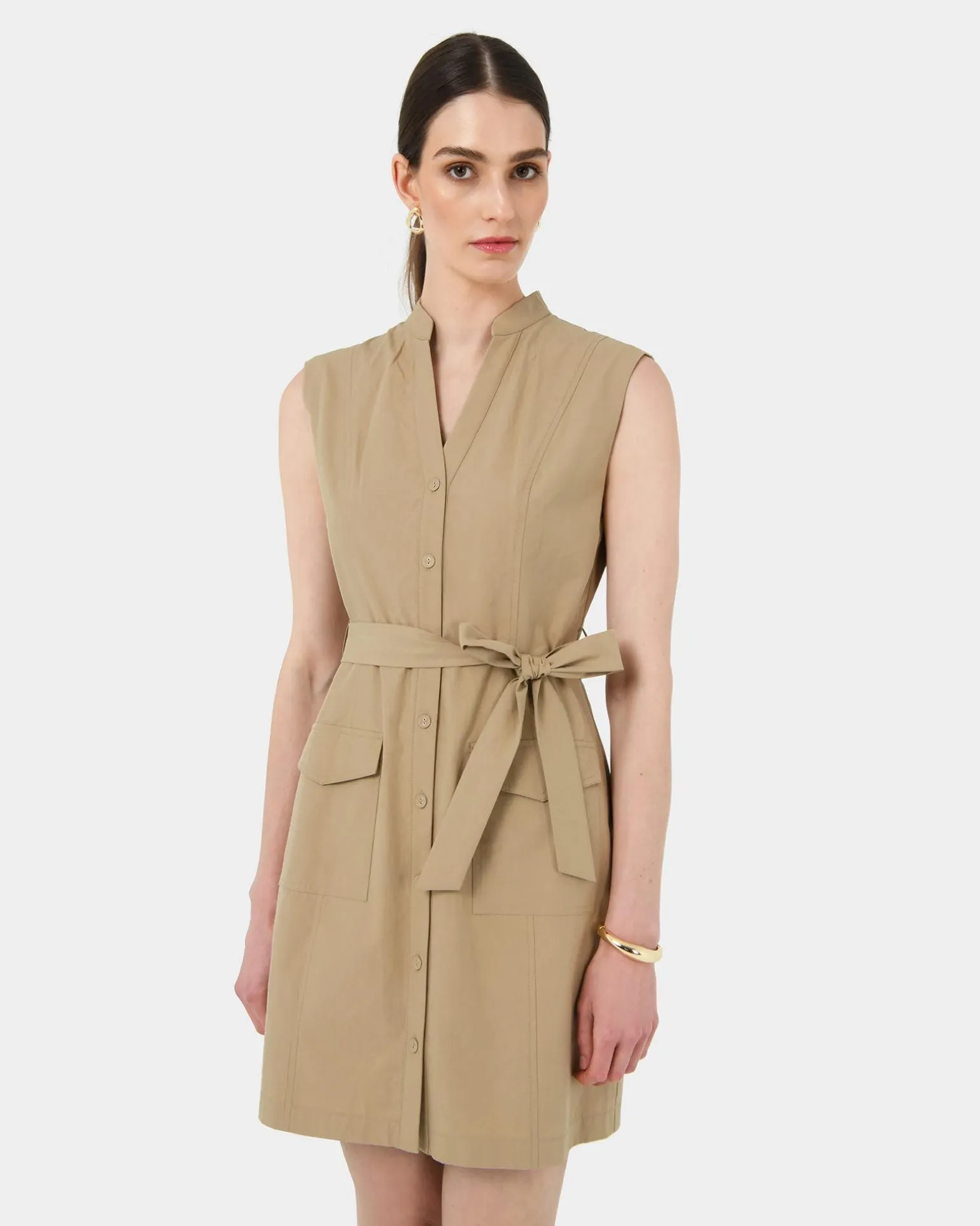 Kiran Utility Tie Dress