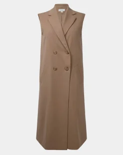 Kiya Longline Sleeveless Vest