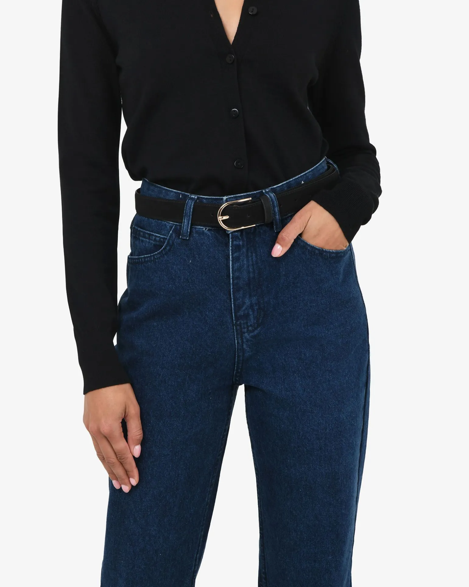 Kristen Suede Leather Belt