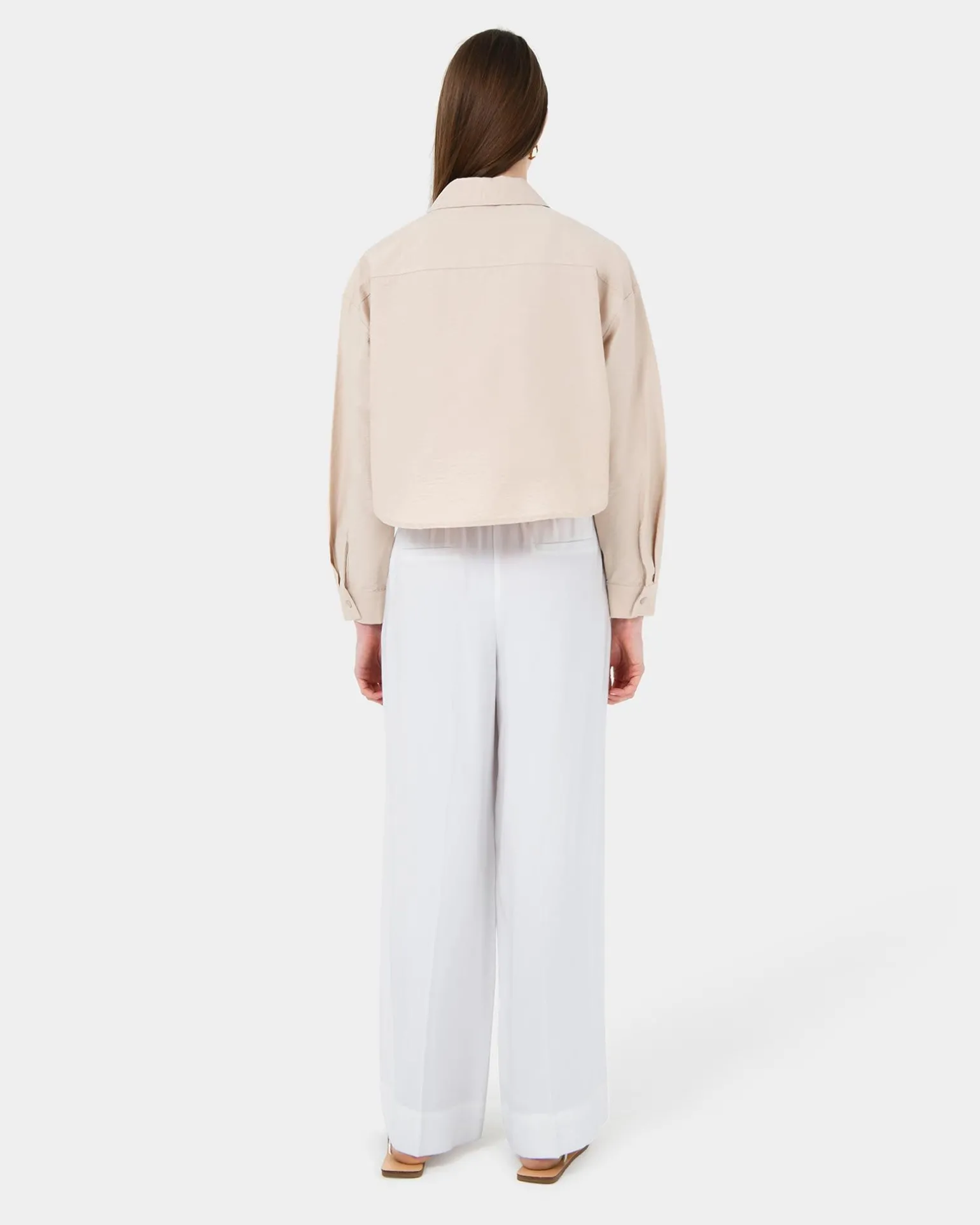 Kyla Crop Pocket Shirt