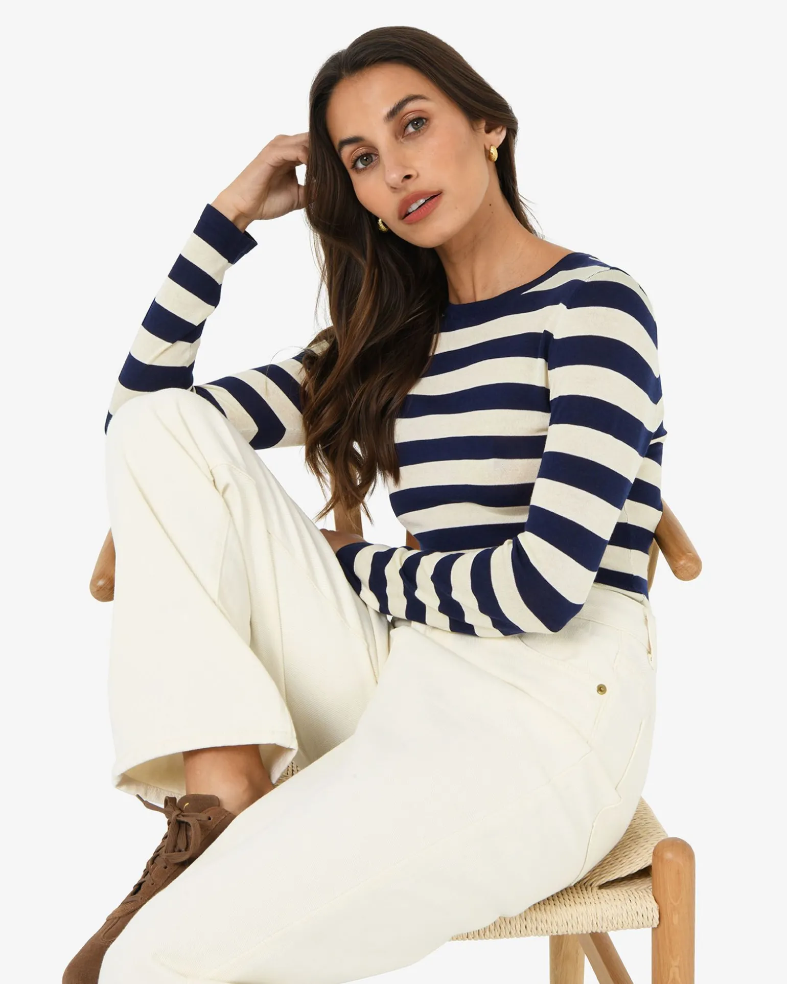 Lana Stripe Knit Top