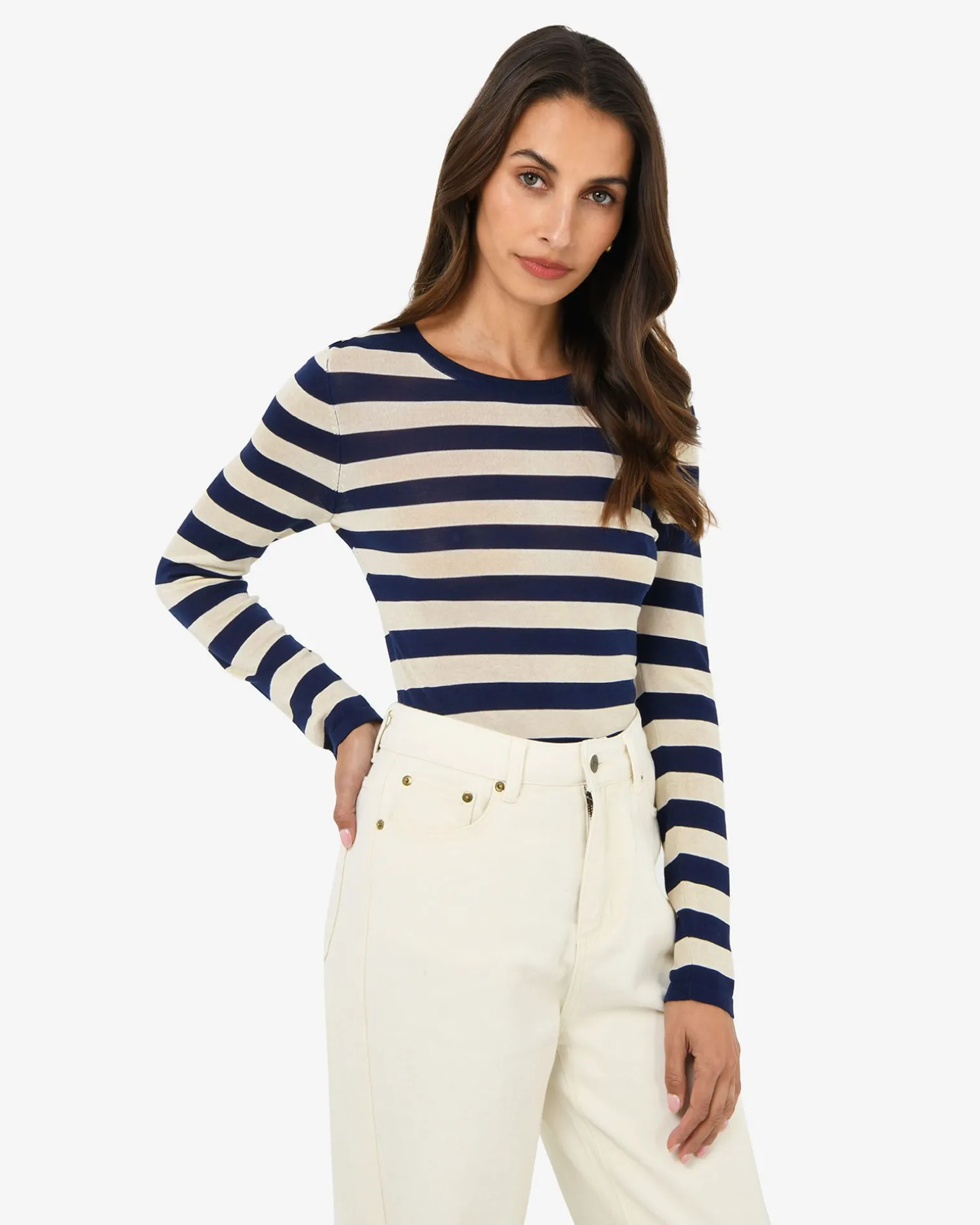 Lana Stripe Knit Top