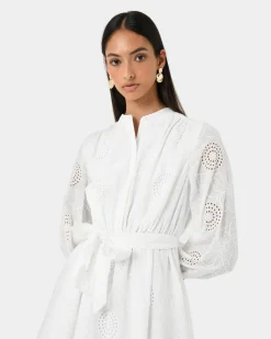Lea Cotton Tie Dress