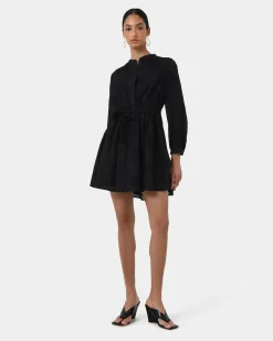 Lea Cotton Tie Dress