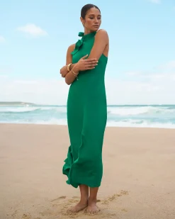 Leana Bias Midi Dress