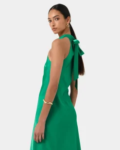 Leana Bias Midi Dress