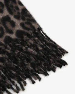 Leo Leopard Print Scarf