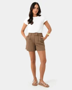 Lexee Pleat Front Short