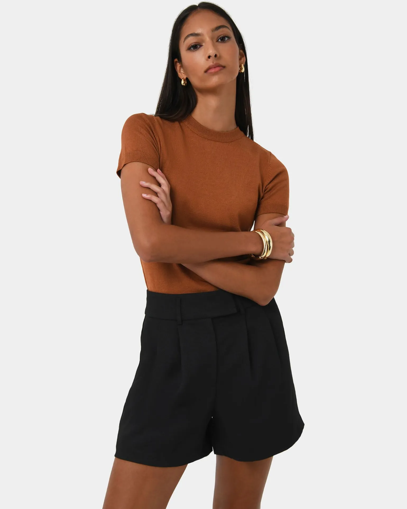 Lexee Pleat Front Short