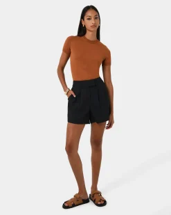 Lexee Pleat Front Short