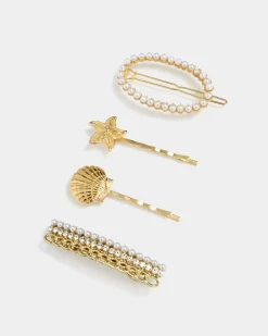 Lila 4pc Hair Pin Set