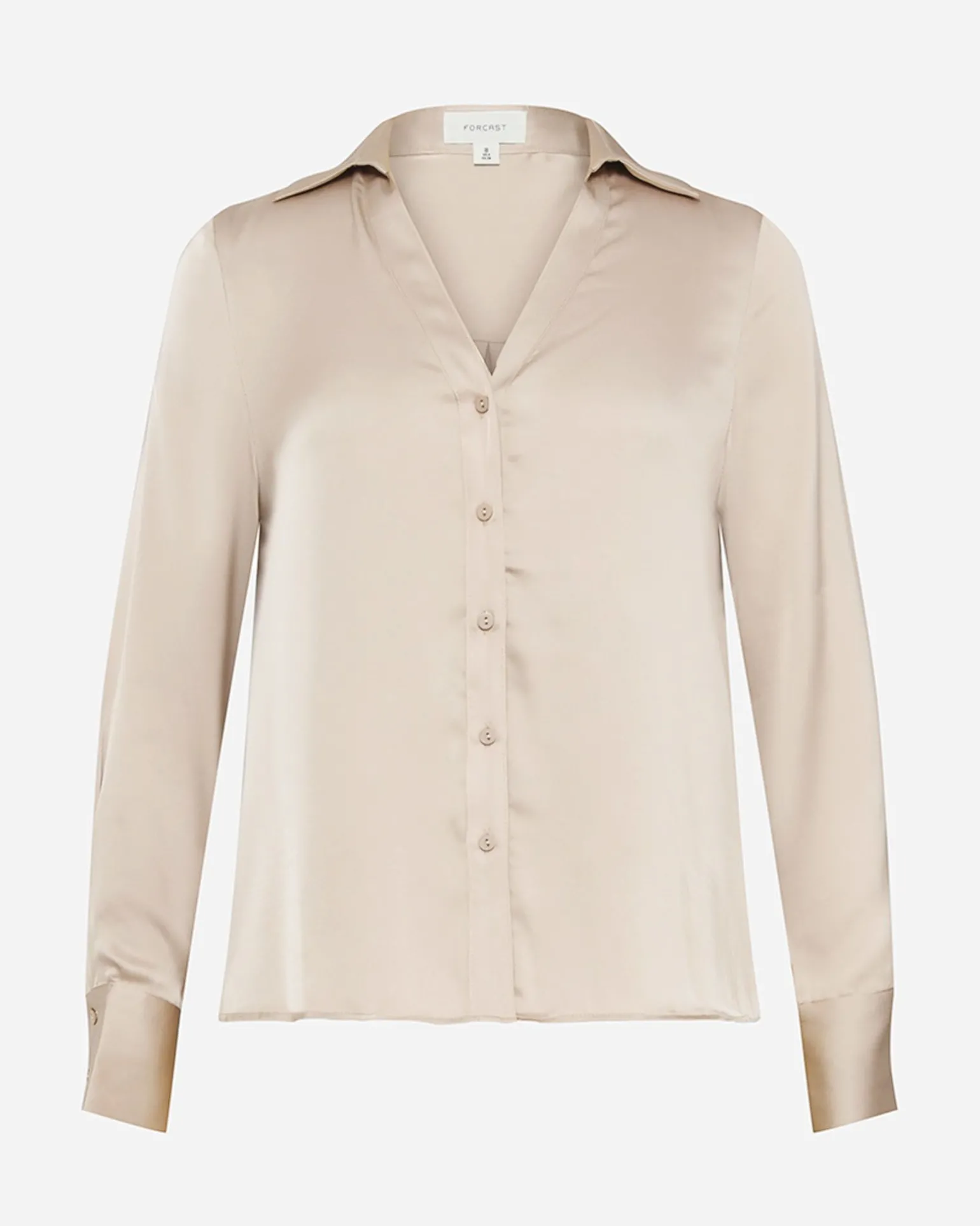 Lila V-neck Satin Blouse