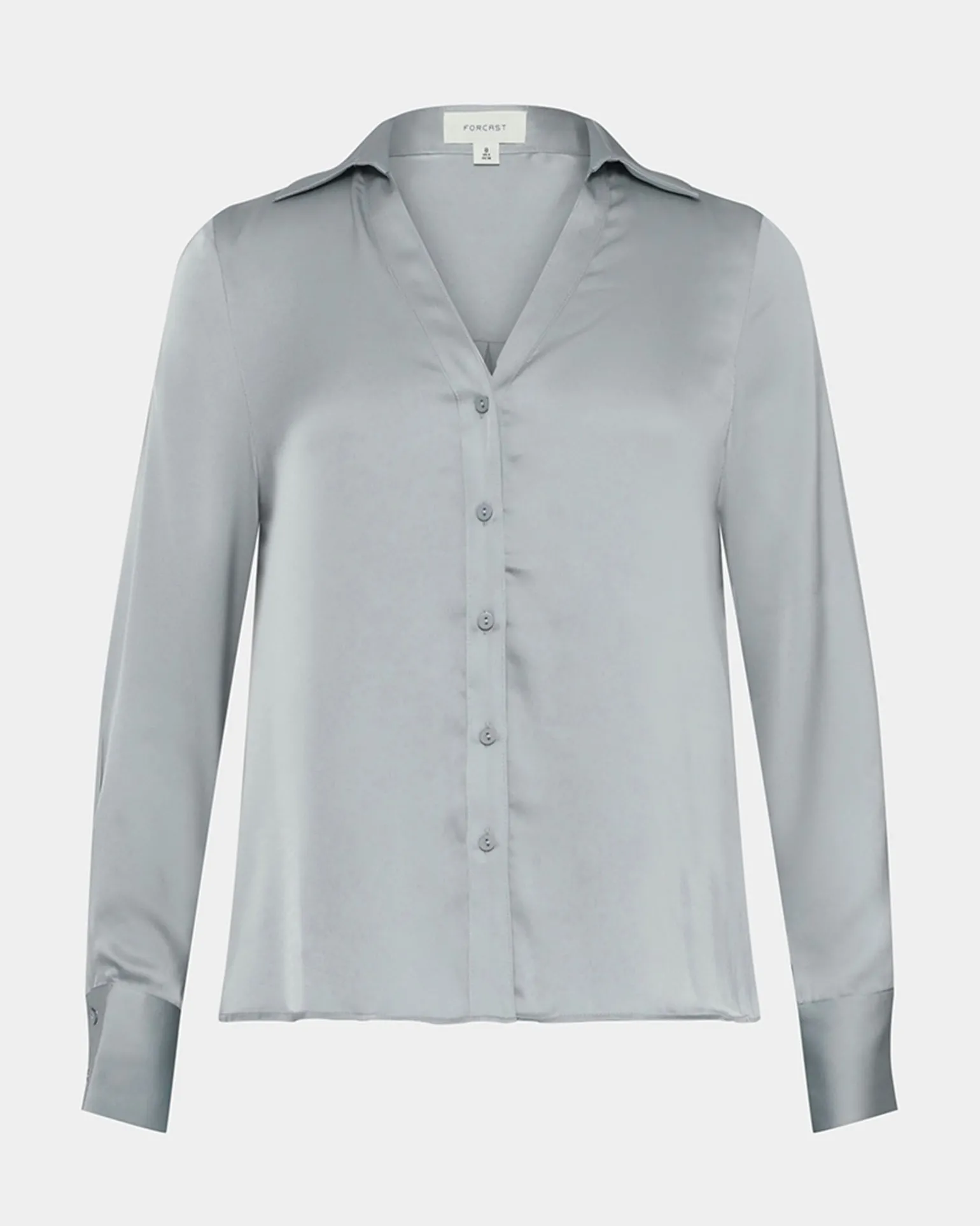 Lila V-neck Satin Blouse