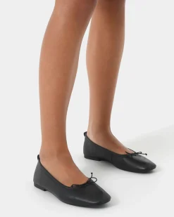 Lizbeth Leather Ballet Flat