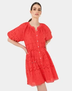 Lola Broderie Tiered Dress