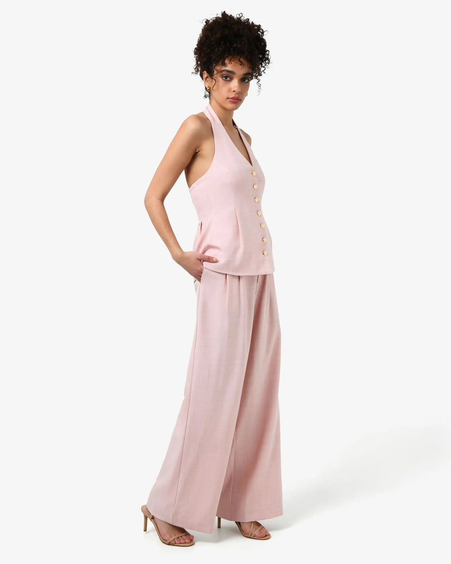 Lola Lurex Blend Wide Leg Pant