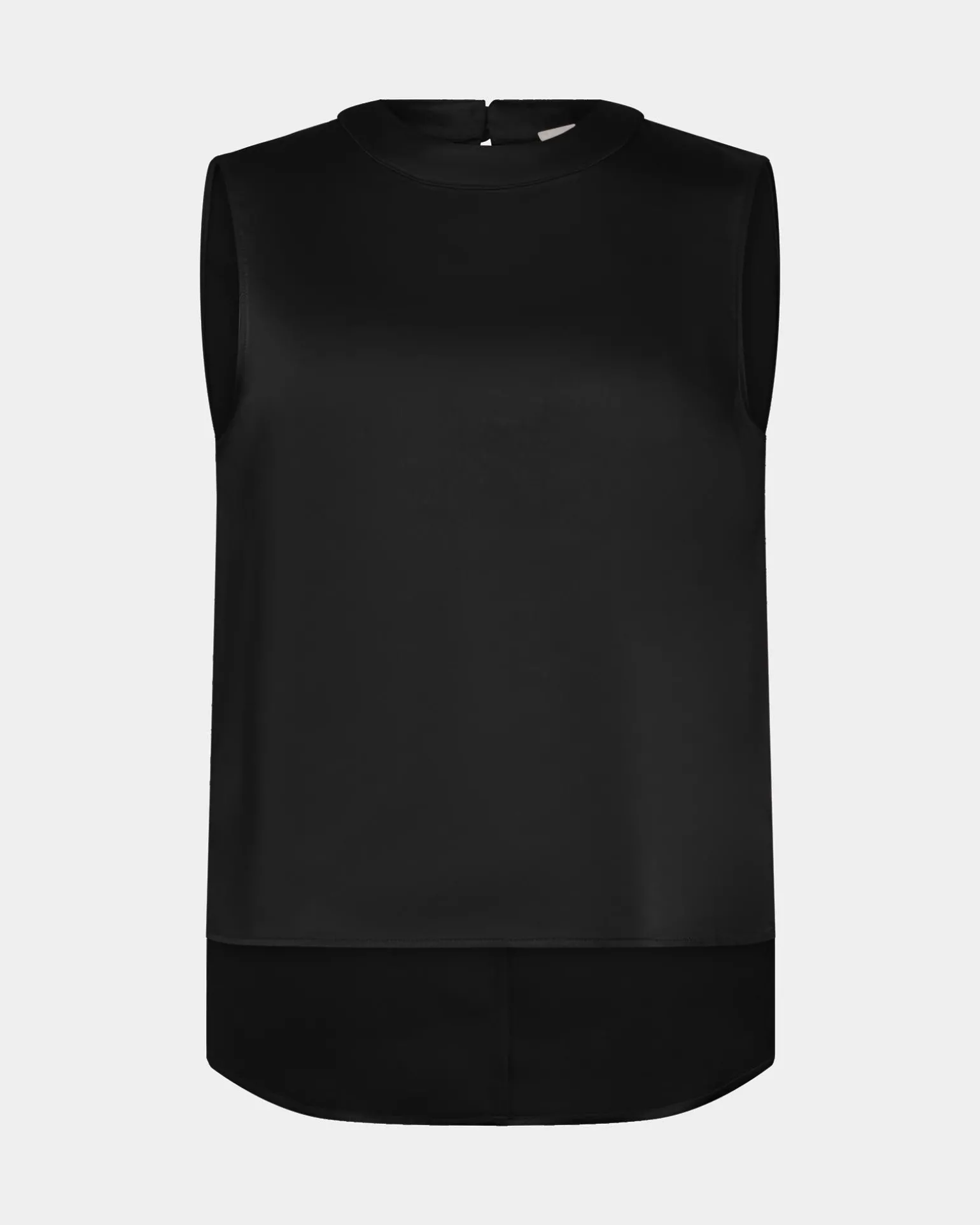 Louisa Round Neck Satin Top