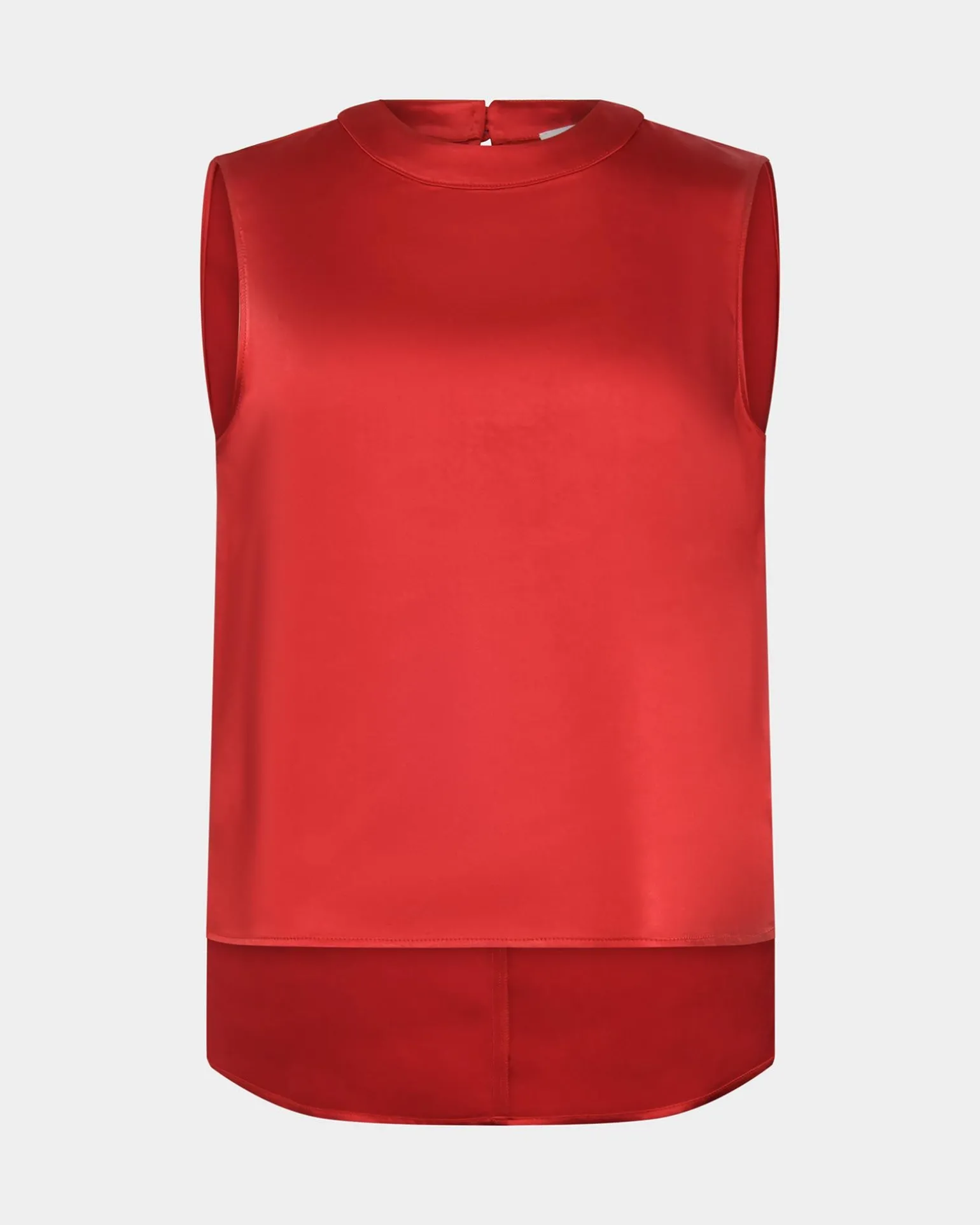 Louisa Round Neck Satin Top