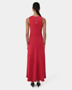 Louisa Satin Bias Dress