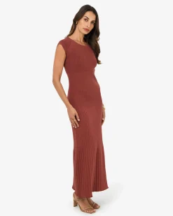 Lourdes Ribbed Knit Dress