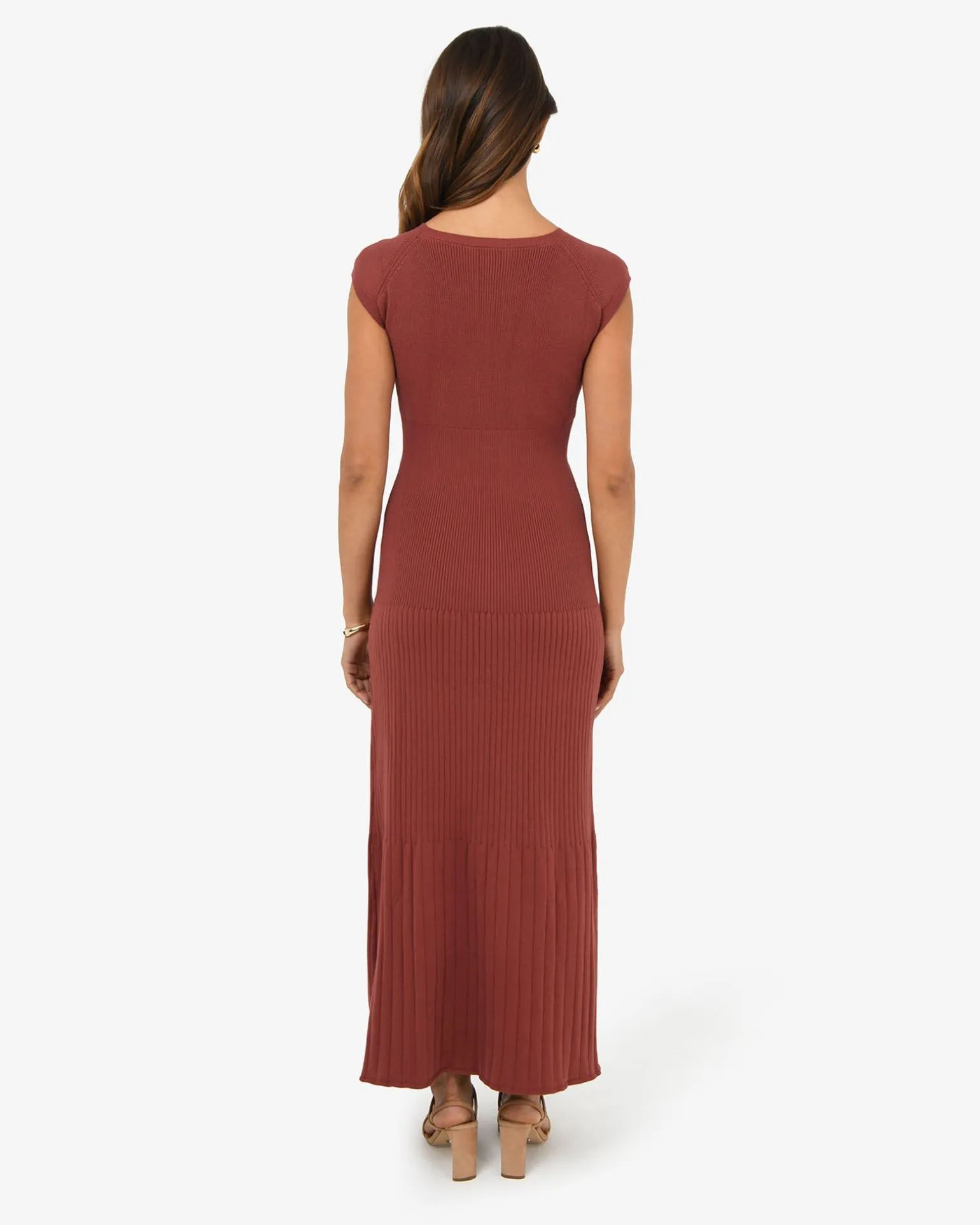 Lourdes Ribbed Knit Dress