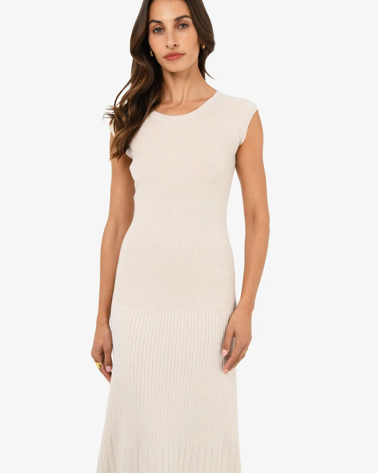 Lourdes Ribbed Knit Dress