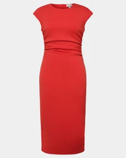 Lulu Ruched Midi Dress