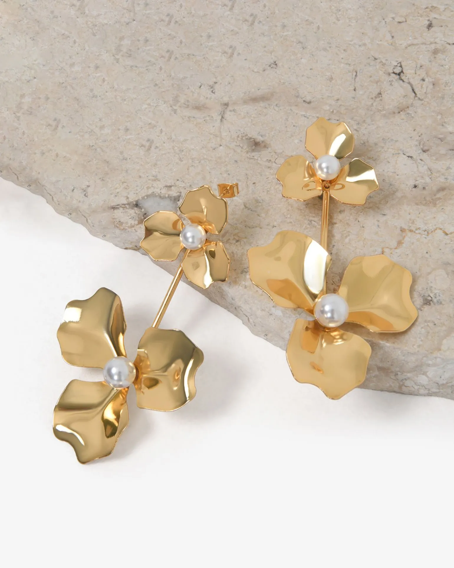 Magnolia Bold Floral Earrings