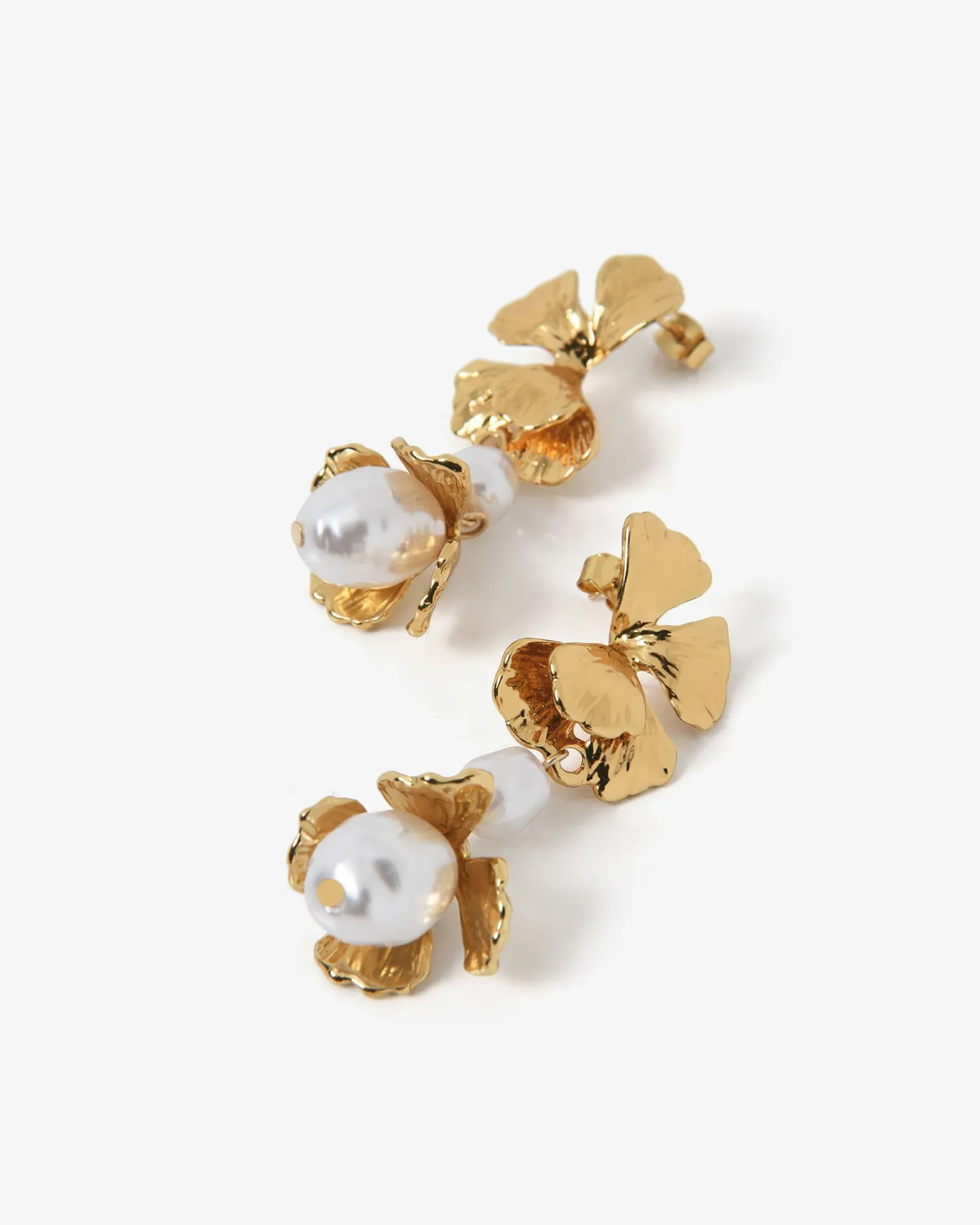 Magnolia Petal Drop Earrings