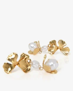 Magnolia Petal Drop Earrings