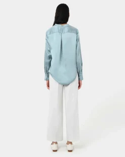 Maira Stand Collar Blouse