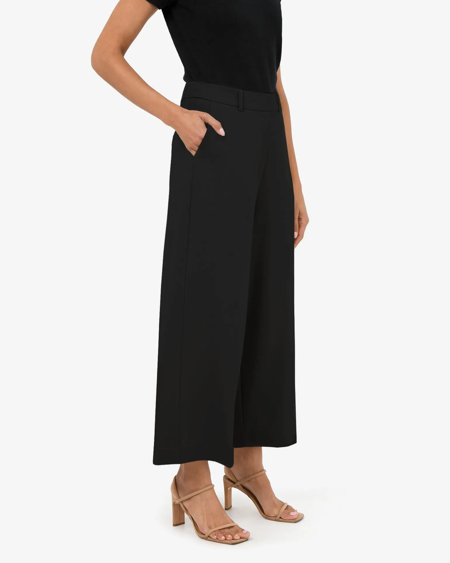 Mallory Herringbone Culottes