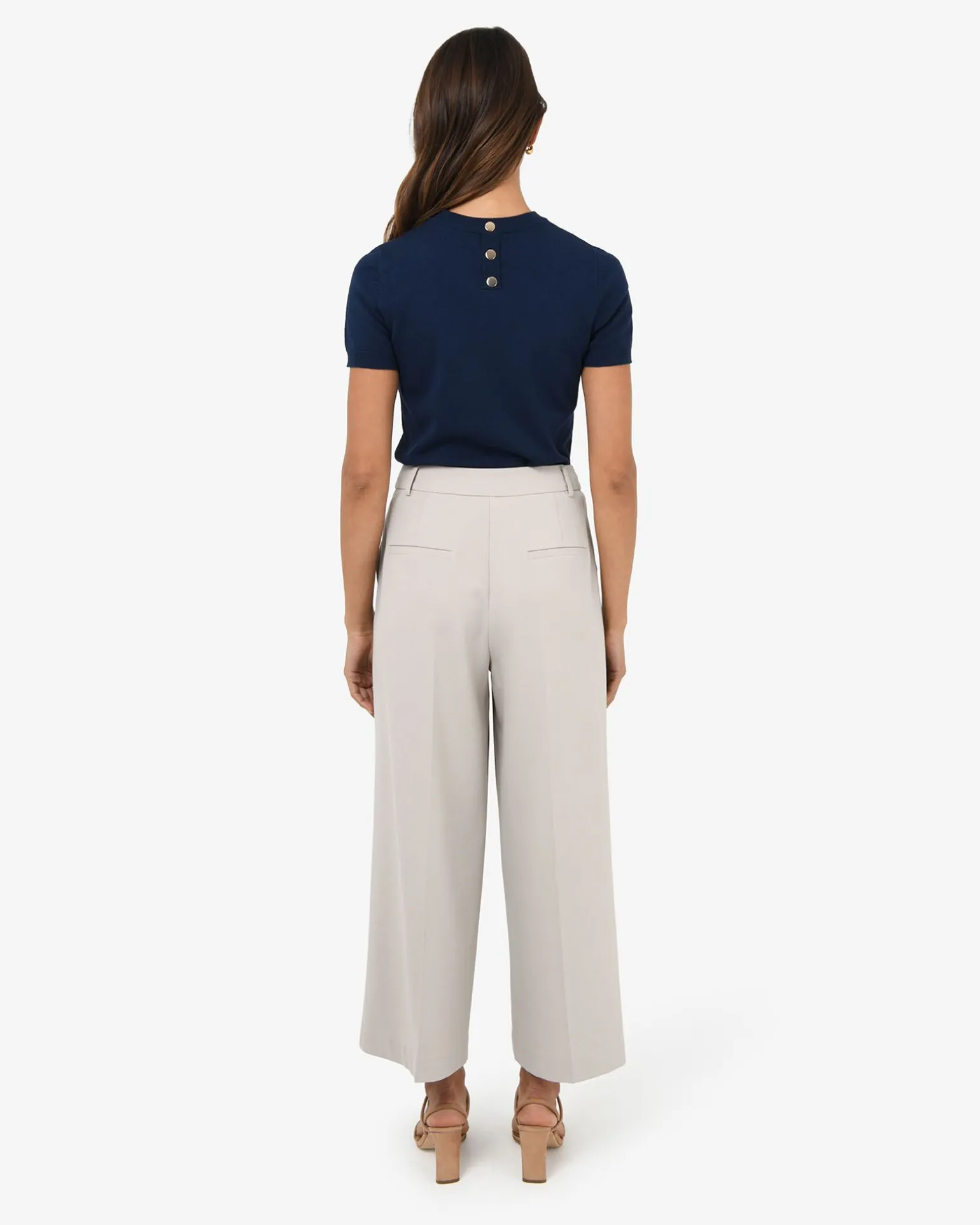 Mallory Herringbone Culottes