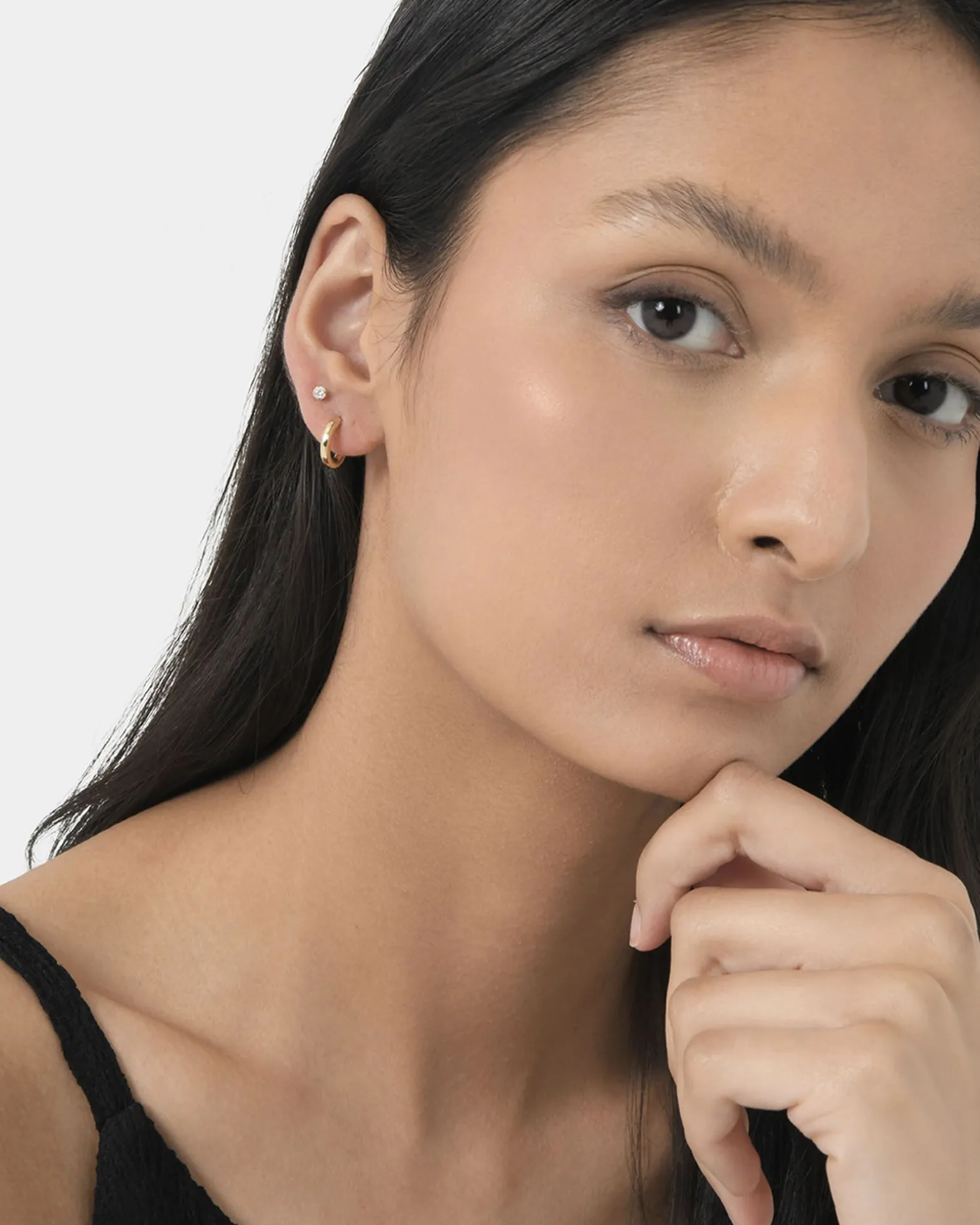 Marie 16k Gold Plated Earrings