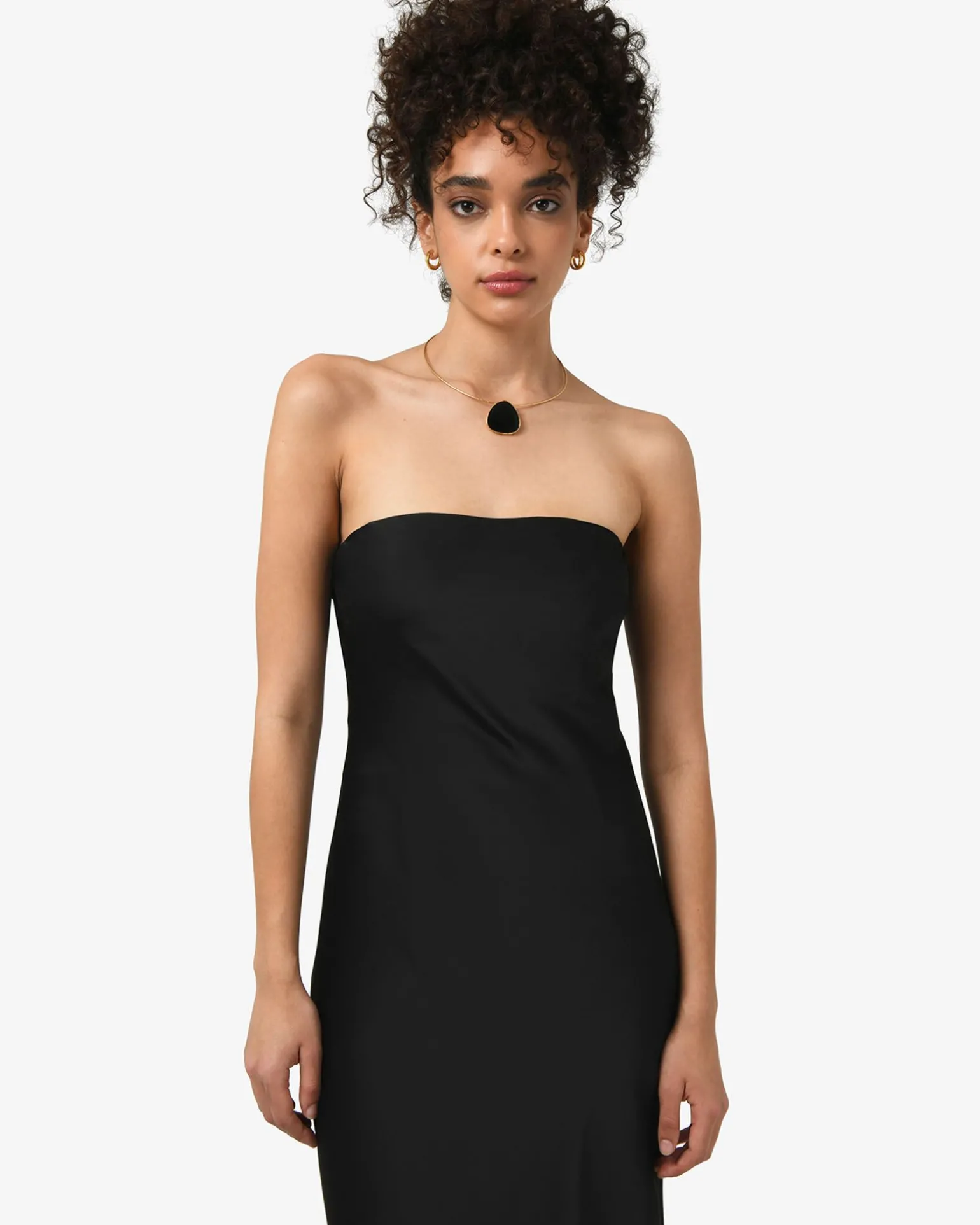 Martini Strapless Satin Dress