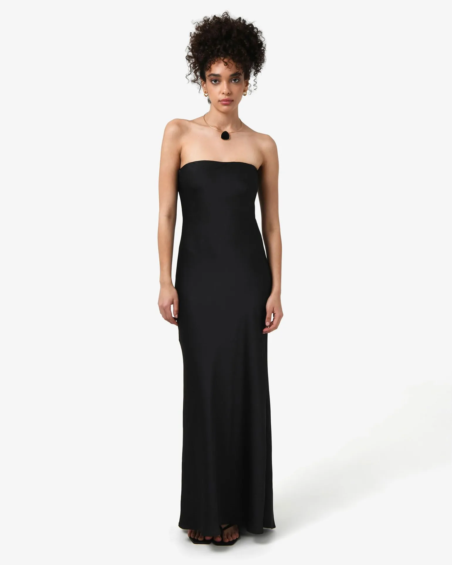 Martini Strapless Satin Dress
