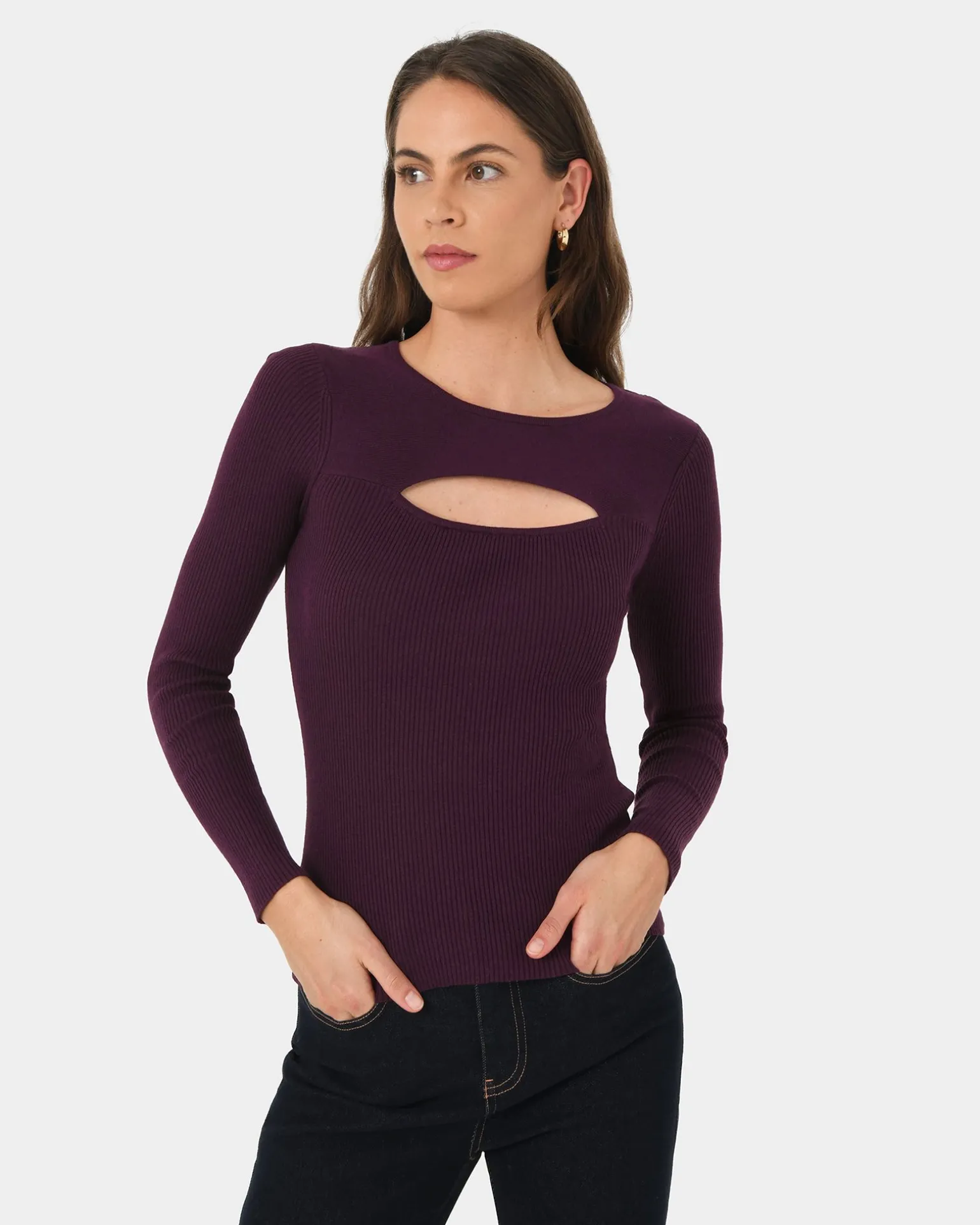 Maryam Cut Out Knit Top