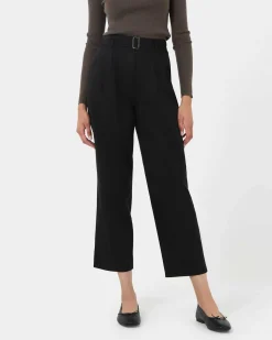 Mazzy Cotton Belted Trousers
