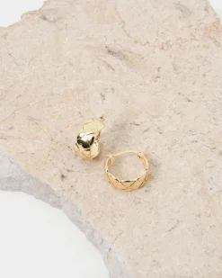 Mazzy 16k Gold Plated Earrings
