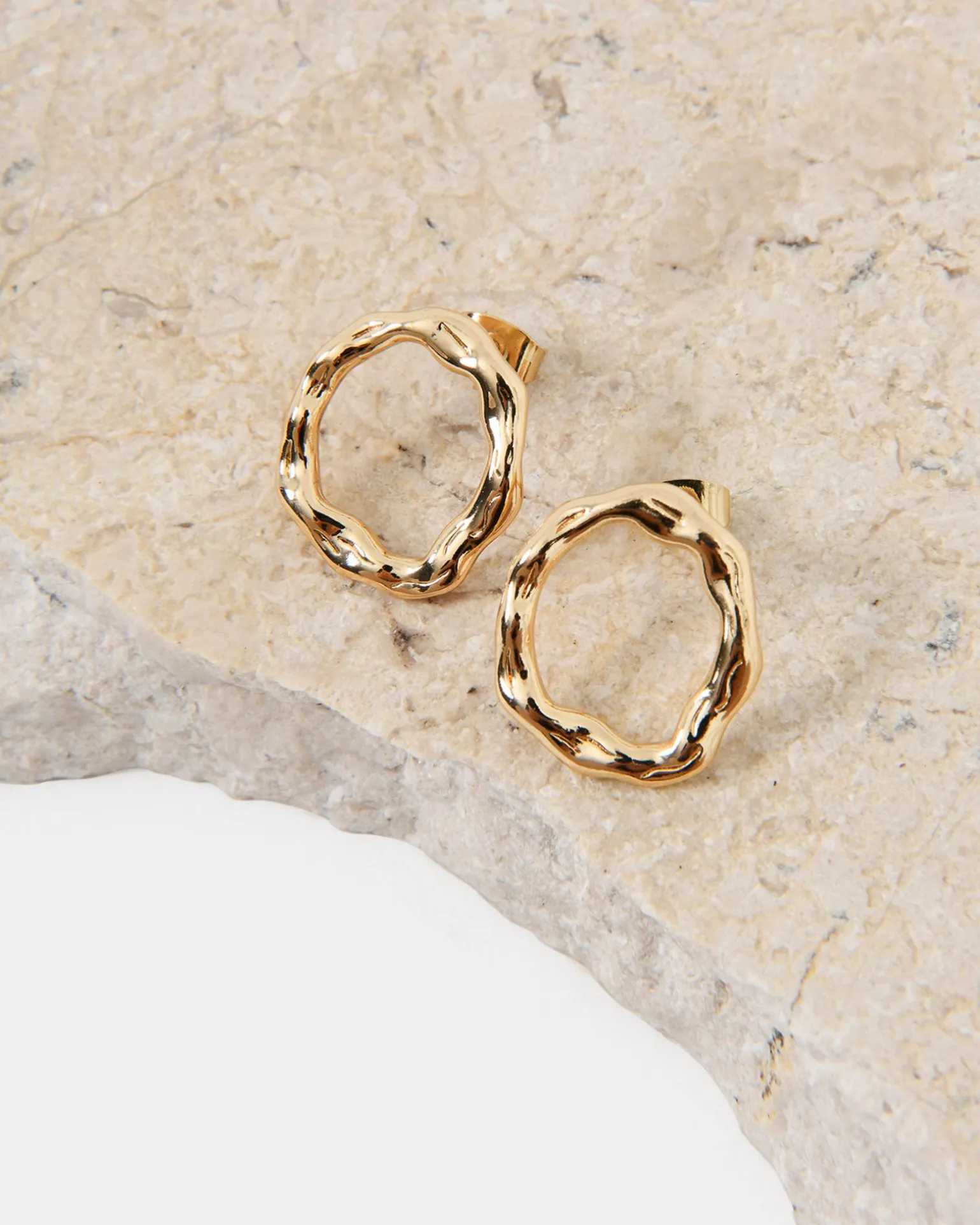 Meera 16k Gold Plated Earrings