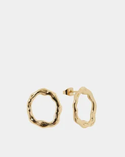 Meera 16k Gold Plated Earrings