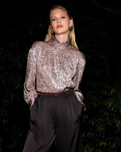 Melisa Gathered Yoke Top