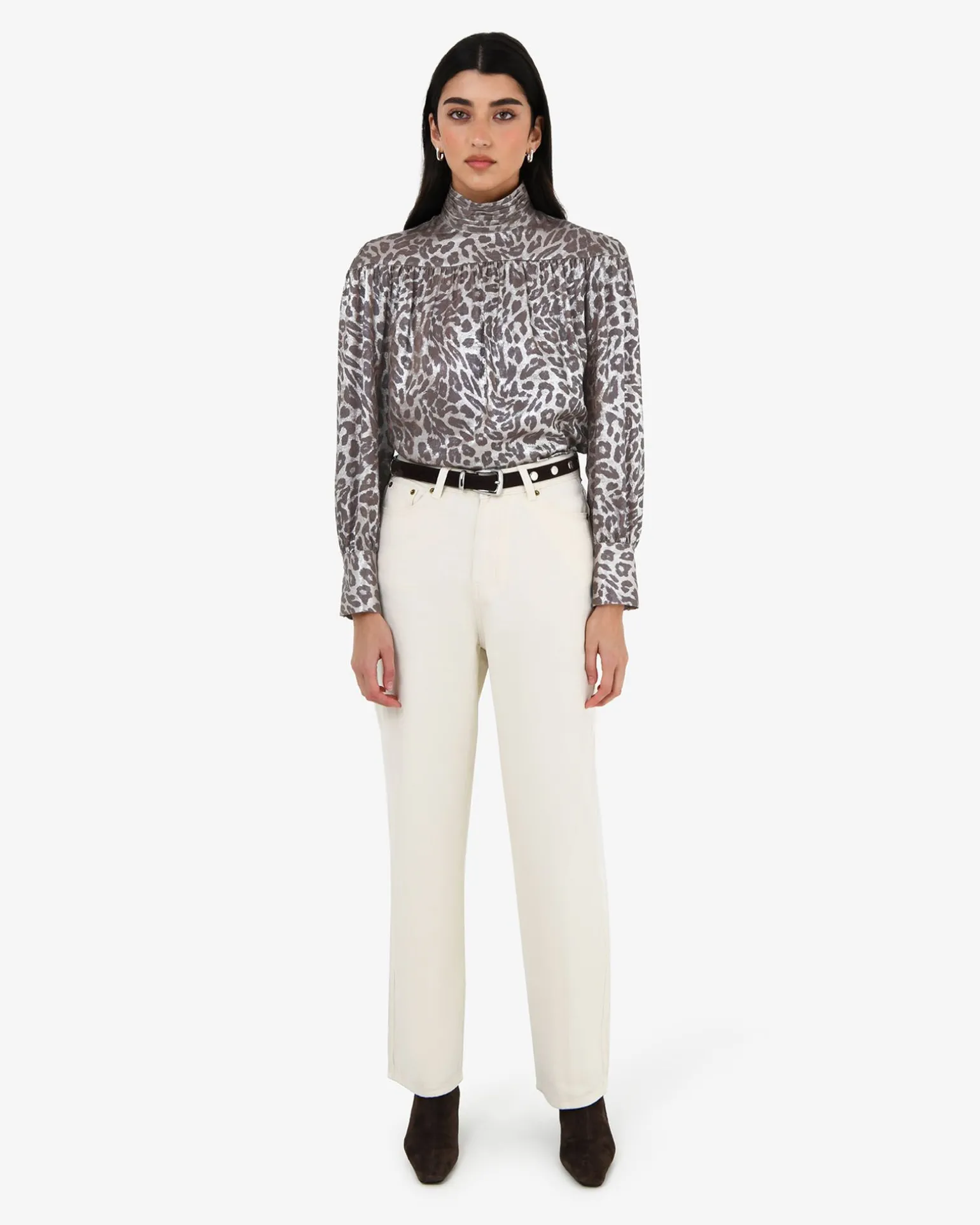 Melisa Gathered Yoke Top