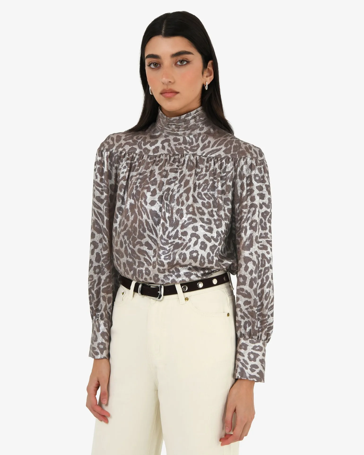 Melisa Gathered Yoke Top
