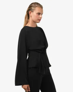 Melody Long Sleeve Draped Top