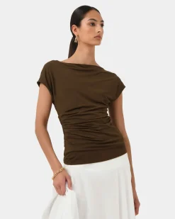 Mia Off Shoulder Jersey Top