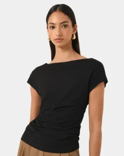 Mia Off Shoulder Jersey Top