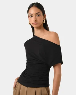 Mia Off Shoulder Jersey Top